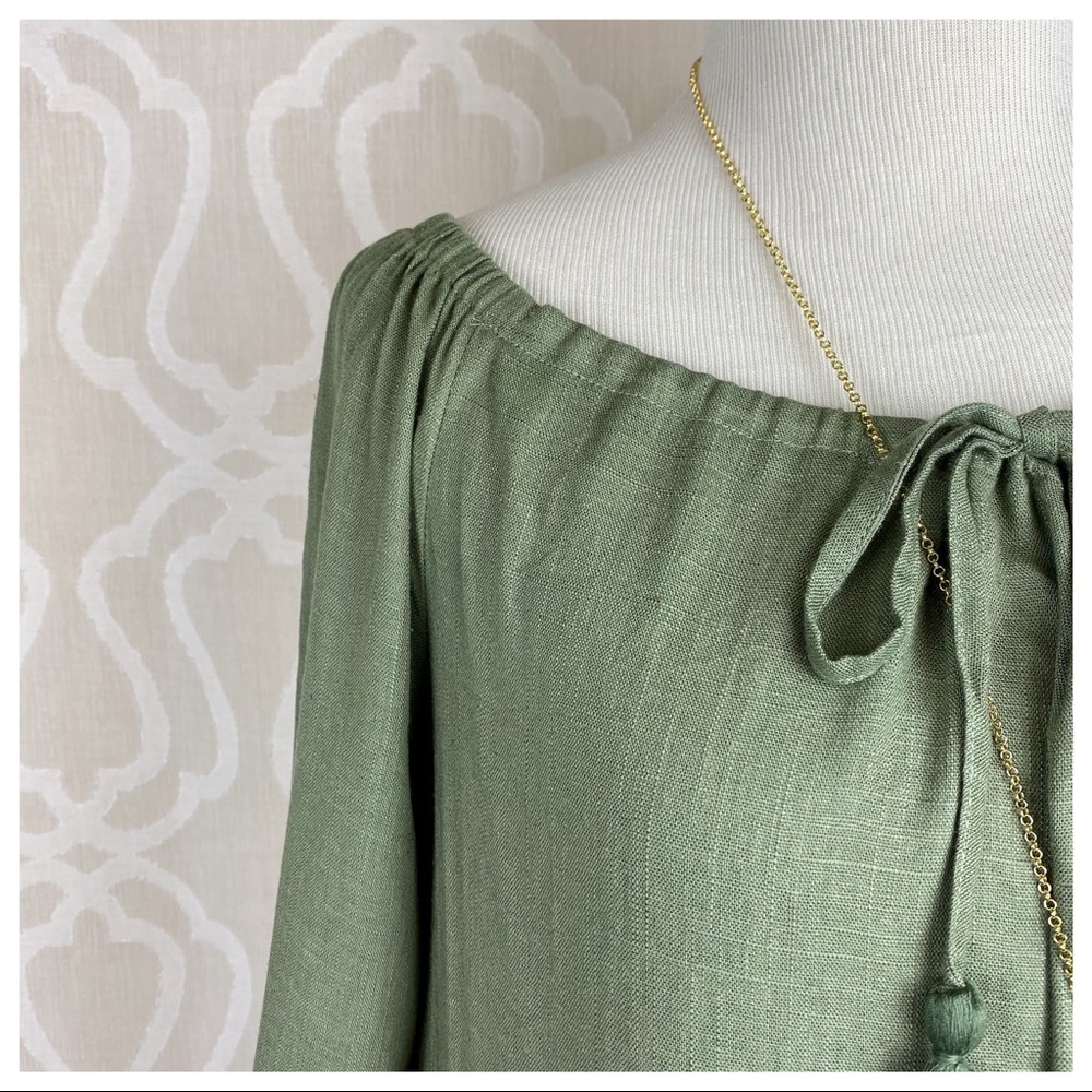 Greta Natural Fibers Flax Lagenlook Maxi - Picture 6 of 8